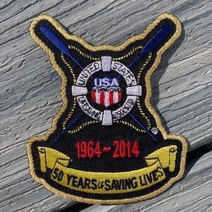 Lifeguard US Lifesaving Association Commemorative 50 Year Embroidered Patch